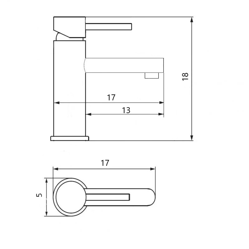 Смеситель для умывальника Silver JIVE SLUN0725NB