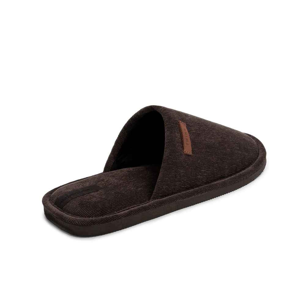 Капці домашні Twins HS-OZ вельветові р.44/45 коричневий