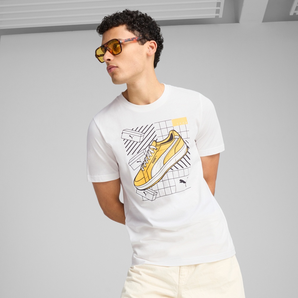 Футболка Puma GRAPHICS Sneaker Tee 68483002 р.L белый