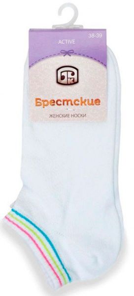Носки женские БЧК ACTIVE р. 25 белый 