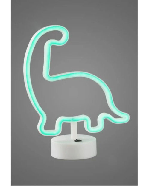 Настольная лампа Luna Neo Динозавр 1x1,7 Вт без цоколя зелёный