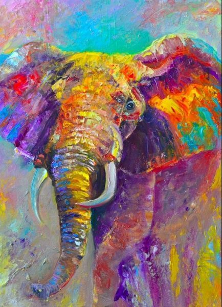 Постер Слон кольоровий Posterclub 