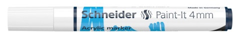 Маркер акриловий Schneider Paint-it 320 4 мм S120249 бордовий 
