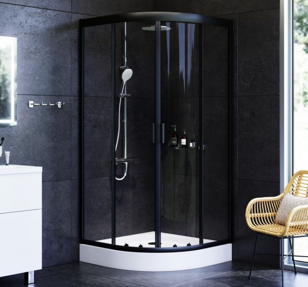 Душевое ограждение AM.PM Gem 1/4 Round 90x90 W90UG-401-090BT