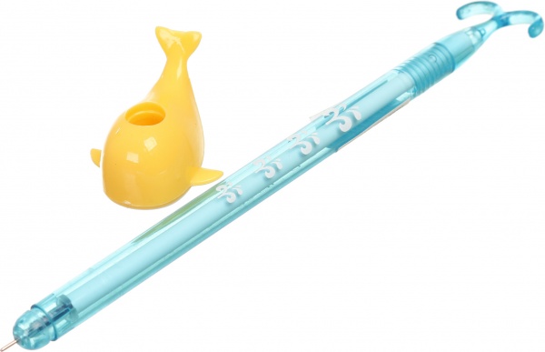 Ручка гелева Кашалот жовта 