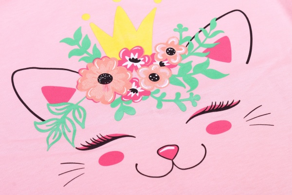 Футболка для дівчаток Luna Kids Princess р.110 рожевий 