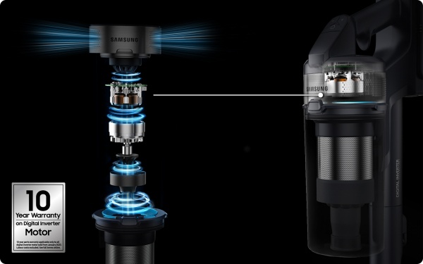 Пилосос акумуляторний Samsung VS20B75ADR5/UK black 