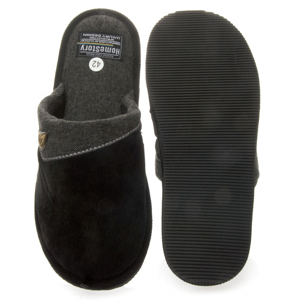 Тапки домашние Home Story 231081-1 р.41 черный