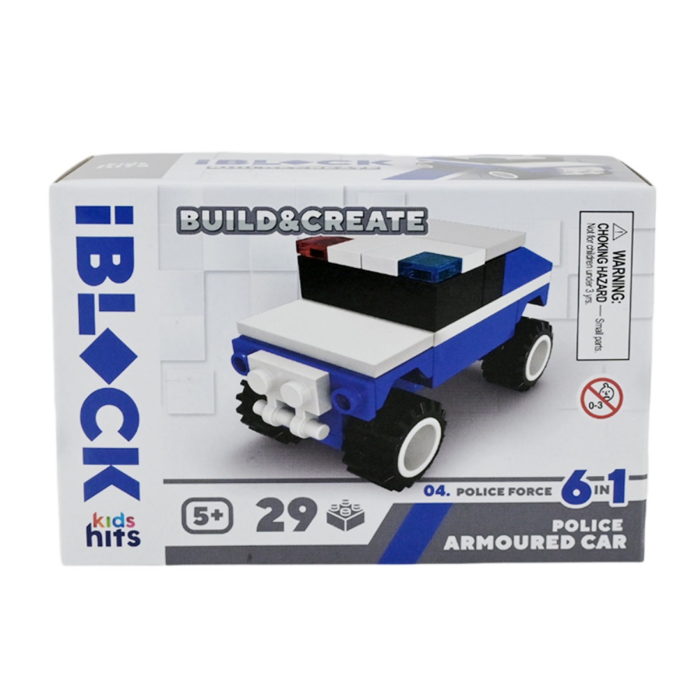 Конструктор Iblock Kids hits JUNIOR Полиция (в ассортименте) KH51/005