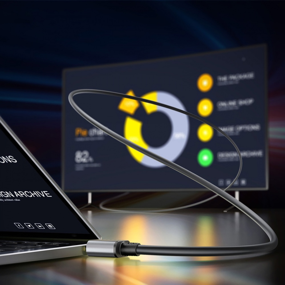 Кабель Xo GB017A-HDMI to HDMI v2.0 3 м сріблястий (GB017A-HDMI.tranish)