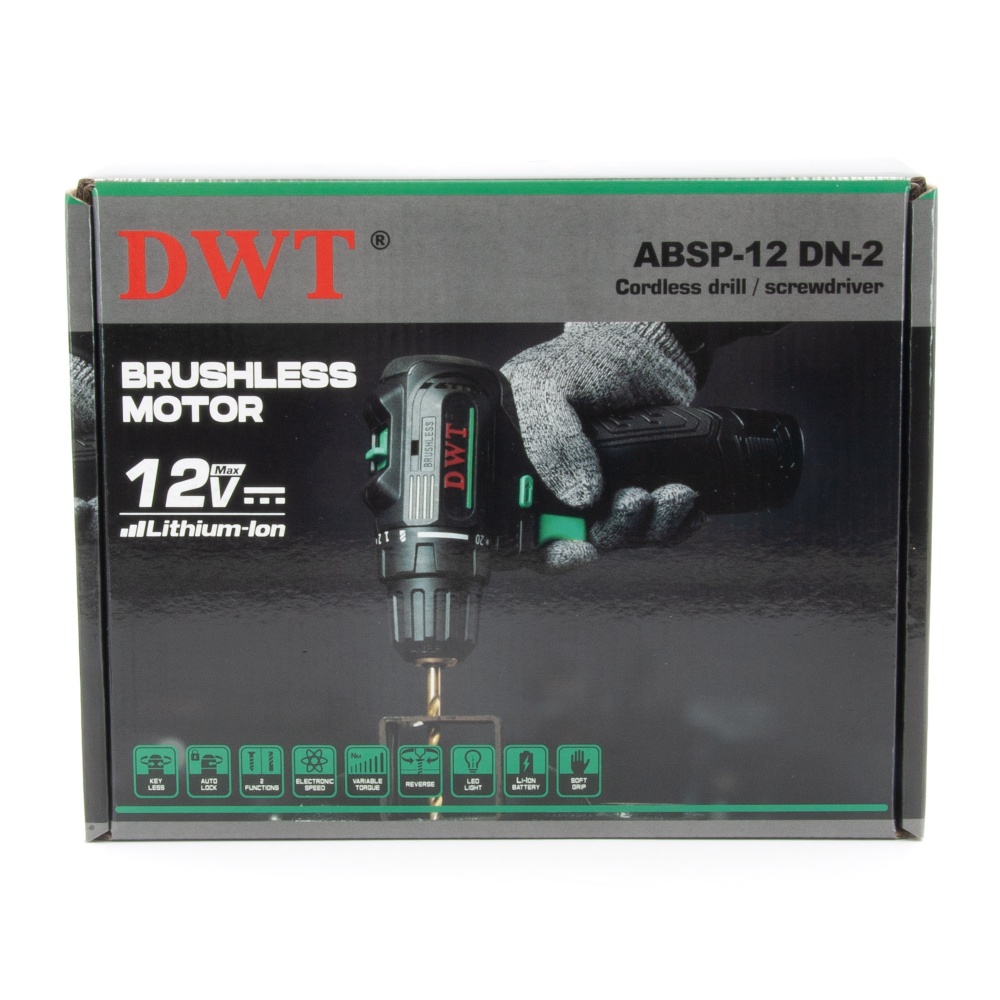 Шуруповерт акумуляторний DWT ABSP-12 DN-2 ABSP-12 DN-2