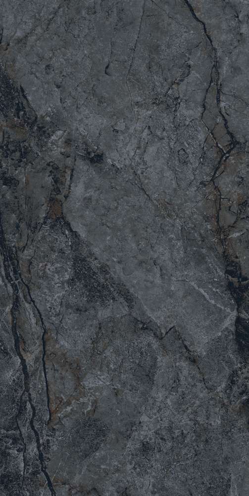 Плитка Cerossa Ceramica Rika nero sugar carving dark 60x120 см