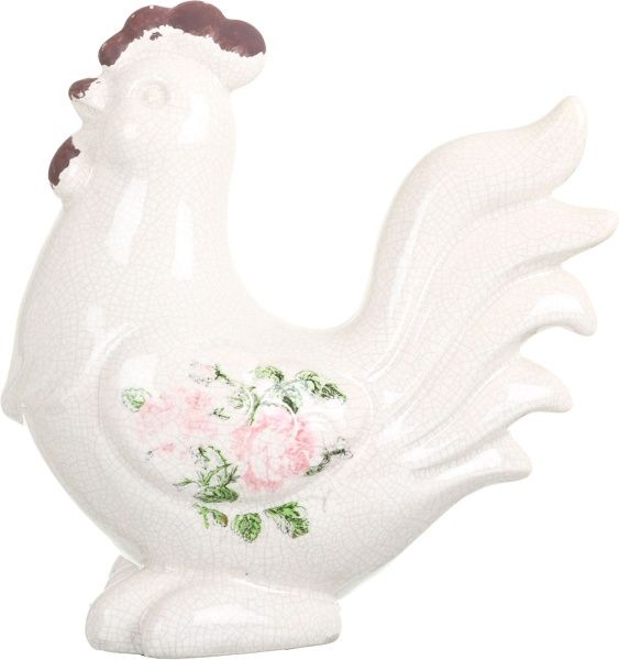 Статуетка Півник декоративний Чайна роза D941-T01-G45