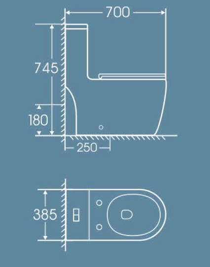 Унитаз-компакт Mixxen Enne Tornado белый MXJI0835-Q