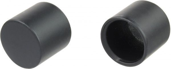 Наконечник Endkappe Gardinia Memphis набірний d16 мм чорний 