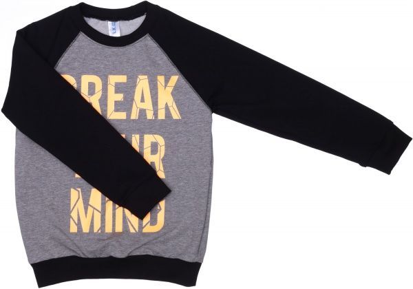 Спортивний костюм Luna Kids р.158 сірий із чорним 103613 