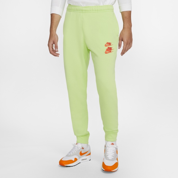 Штани Nike M NSW CF FT PANT WTOUR DD0884-383 р. L салатовий