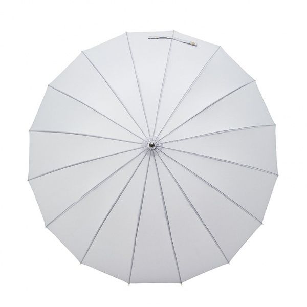 Зонт-трость KRAGO 16 спиц серый 