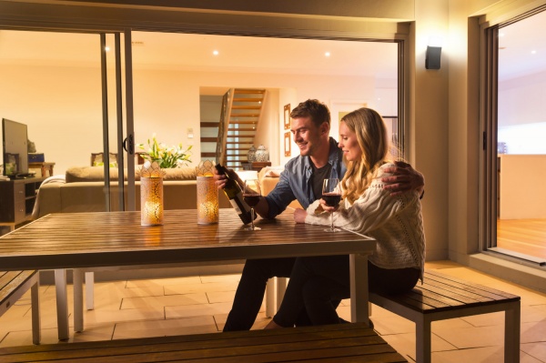 Світильник вуличний настінний Ledvance Smart + Wifi Curve Si 9 Вт IP44 темно-сірий AC260410055 