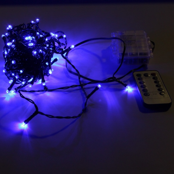 Электрогирлянда линейная SHLigts Нить (LD120-GB-BO-RC) встроенный светодиод (LED) 120 ламп 12 м 