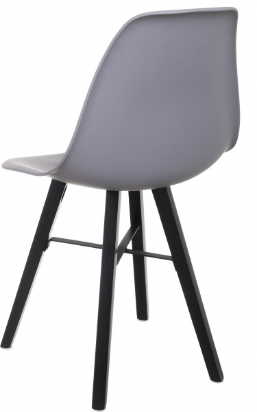 Стул Light Wood 530х800 мм серый / черный