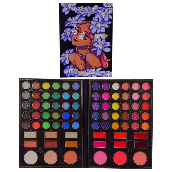 Косметичний набір Shantou IG2911 палетка тіней 78 кольорів + пензлик