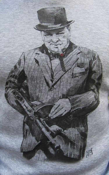 Свитшот P1G Winter Sweatshirt Winston Churchill UA281-29911-WC-IG р. XXL серый