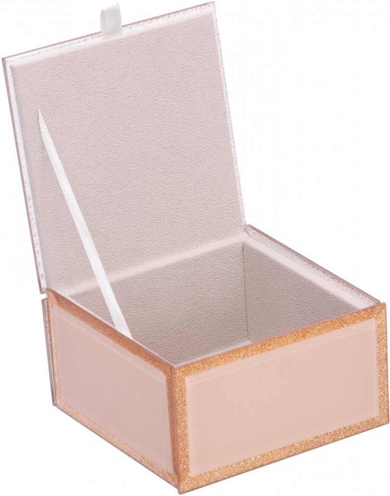 Сундук Boucher 11.5х11.5х6.5 см розовый Inari