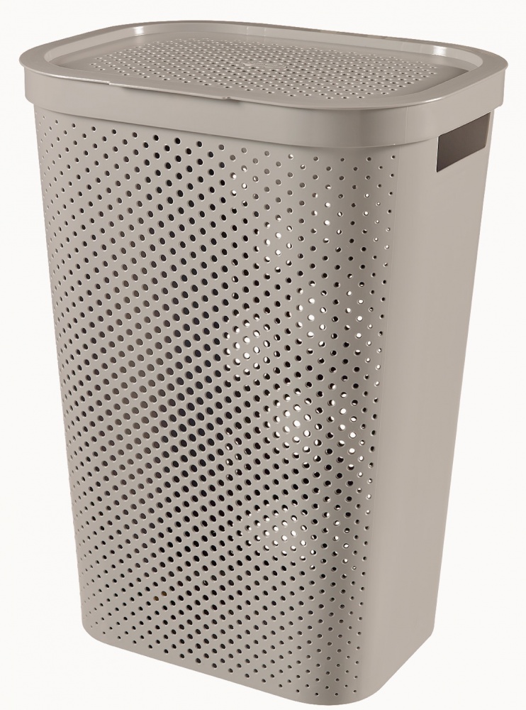 Кошик для білизни Curver 271405 бежевий Infinity 60 л 600x440x350 мм