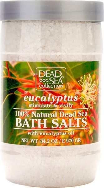 Соль для ванны Dead Sea Collection с активированным углем и маслом эвкалипта 970 г