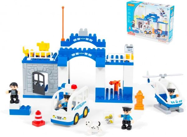 Конструктор строительный Полесье Полицейский участок 77547