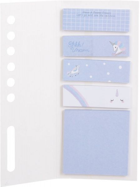 Блок паперу Єдиноріг фіолетовий