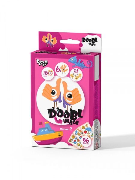 Игра настольная Danko Toys Doobl Image мини укр. Multibox 2 DBI-02-02U