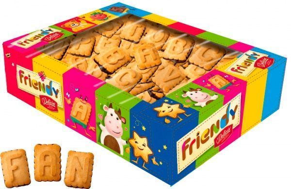 Печиво цукрове Френді Скрабл (4820167918583) 2,9 кг 