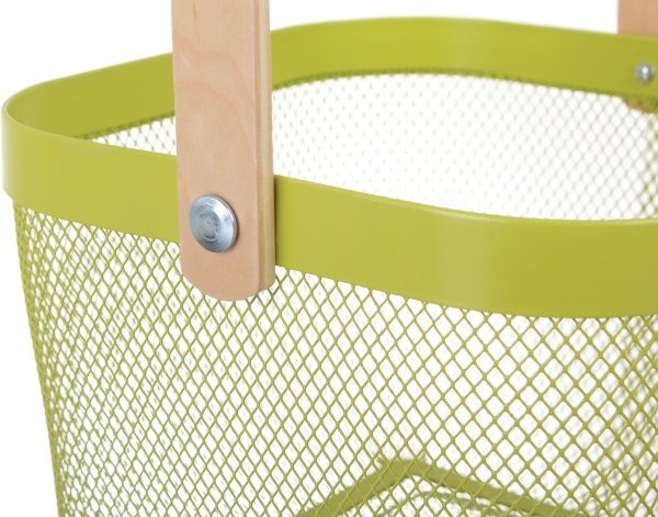 Кошик з ручками металевий Union UH-0828-GREEN зелений 175x250x240 мм