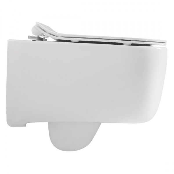 Унітаз підвісний VOLLE Hippo Rimless із сидiнням Slim Soft-close 13-44-202