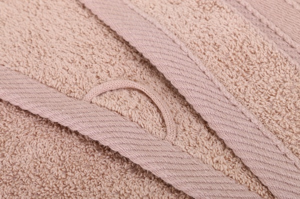 Рушник махровий МХ Б593 45x80 см капучино 