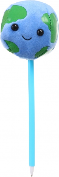 Ручка кулькова Земля штучне хутро 