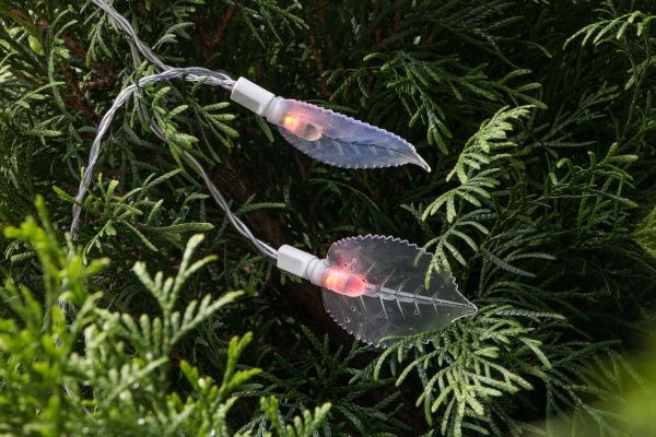 LED-гірлянда на сонячній батареї Wolta Leaves IP44 прозорий 