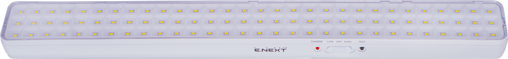 Светильник аварийный E.NEXT e.emerg.stand.9890K.led.3/6h.IP20 5,4 Вт 90 LED белый l0680003