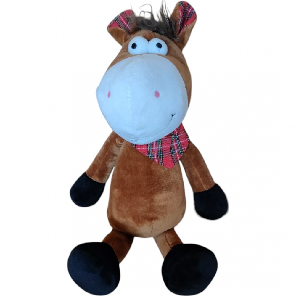 Сувенир текстильный Leo Arts & Crafts лошадка ковбой в ассортименте (LEO25-600 AB/25CM) 25 см