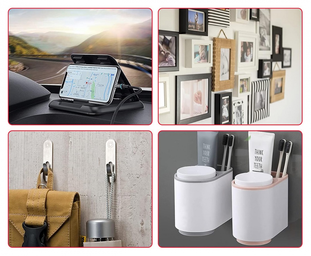 Клейкие полоски 3M VHB 5040 сверхпрочные монтажные 8 шт.