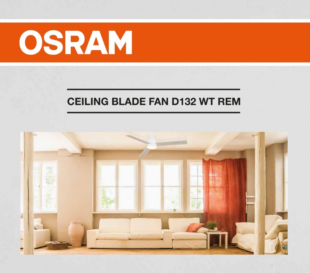 Люстра-вентилятор Osram CEILING BLADE 1x18 Вт white FAN Blade WT