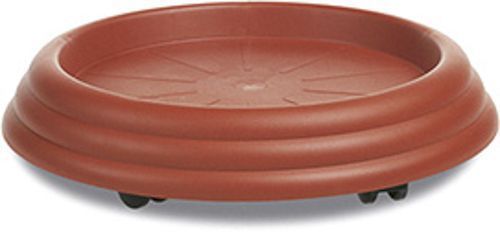 Піддон пластиковий Stefanplast Gervaso круглий (81460) світло-коричневий 