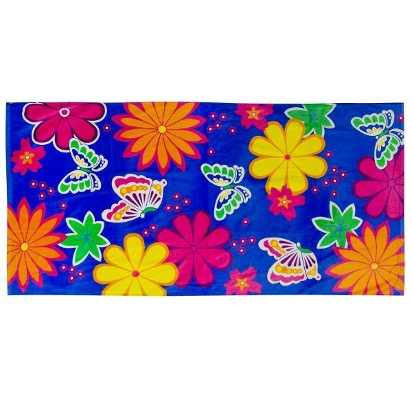 Рушник Квіти та метелики 75x150 см різнокольоровий Home Line 