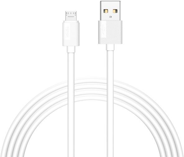 Кабель T-PHOX USB – microUSB 1.2 м білий (T-M801 white) Nets 