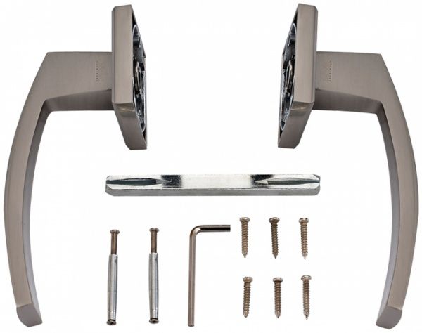 Ручка на розетці  MVM Z-1215 хром