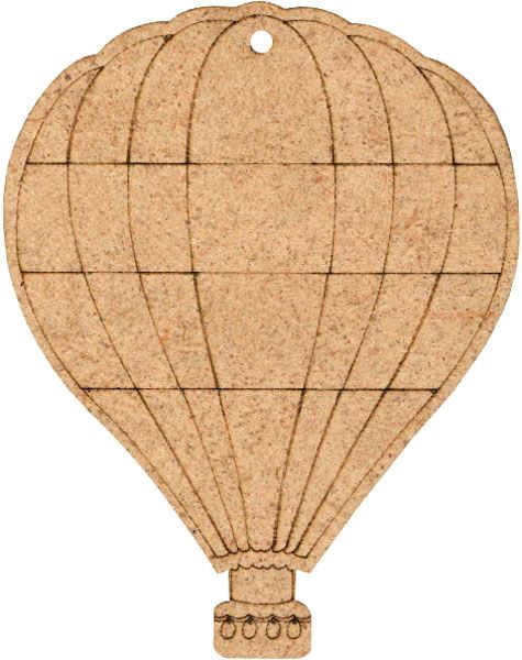 Заготовка Повітряна куля 11x7,5 см 5 шт. Rosa Talent 