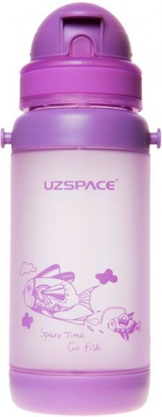 Пляшка для напоїв Uzspace Go Flash 320 мл фіолетова 3039