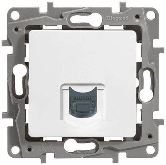 Розетка компьютерная Legrand Etika RJ45 CAT5 UTP белый
